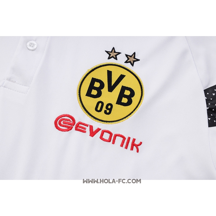 Camiseta Polo del Borussia Dortmund 2023-2024 Blanco